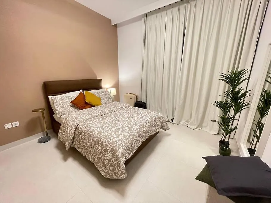 Contemporary 1Br Condo With Pool At Creek Harbour 迪拜 公寓