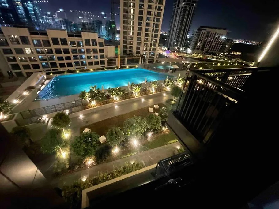 Contemporary 1Br Condo With Pool At Creek Harbour 迪拜 阿拉伯联合酋长国
